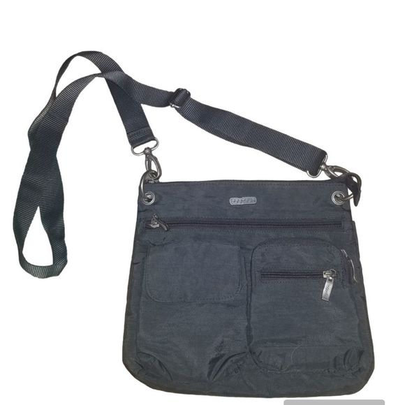 Baggallini❤Black Crossbody Bag - Picture 1 of 6